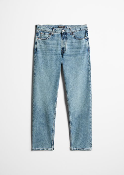 Kalmo Straight-Leg Jeans — Medium Blue