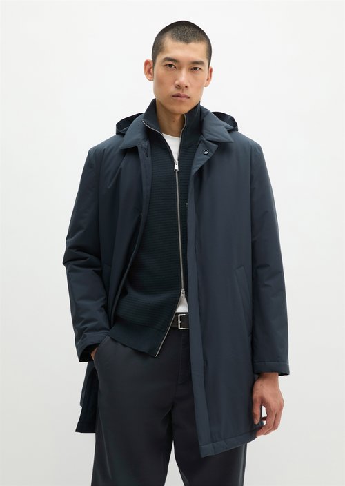Short Coat MOP x Function — Peppercorn Grey