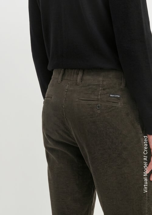 Osby Pleated Tapered Corduroy Pants — Wooden Earth