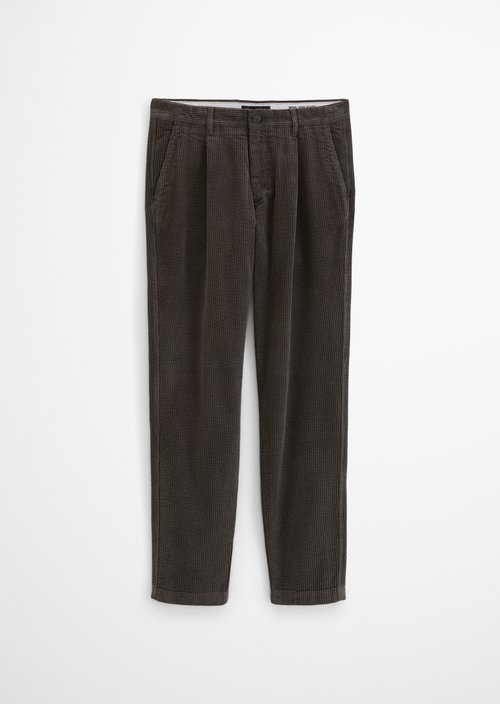 Osby Pleated Tapered Corduroy Pants — Wooden Earth