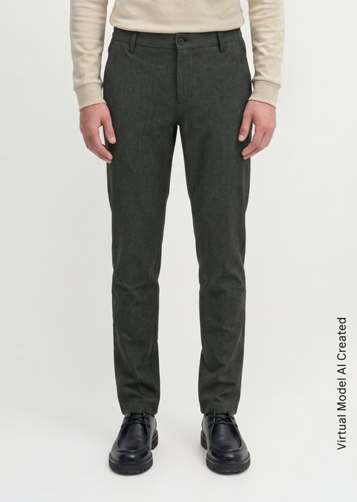 Chino Model Stig, Jogger-Style — Black