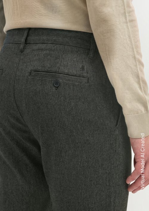 Chino Model Stig, Jogger-Style — Black