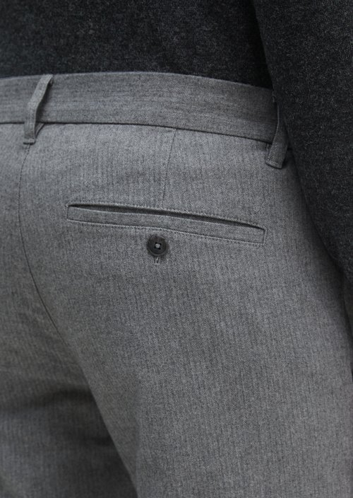 Chino Model Stig, Jogger-Style — Medium Grey