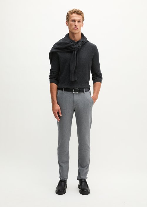 Chino Model Stig, Jogger-Style — Medium Grey