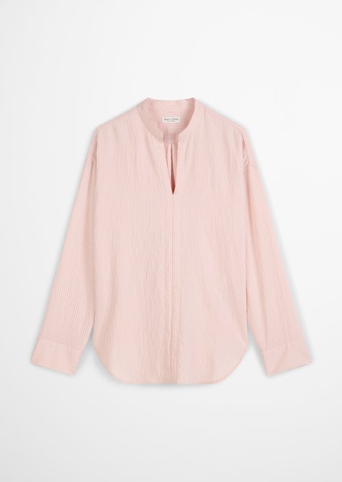 Regular striped blouse — Offwhite