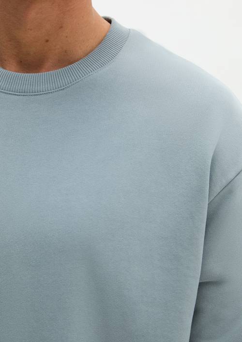Relaxed sweatshirt Black Pepper in detail view