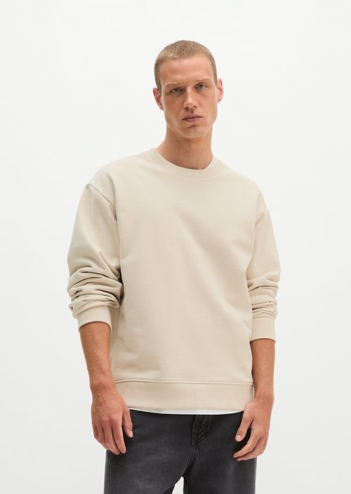 Relaxed sweatshirt — Grey Silk