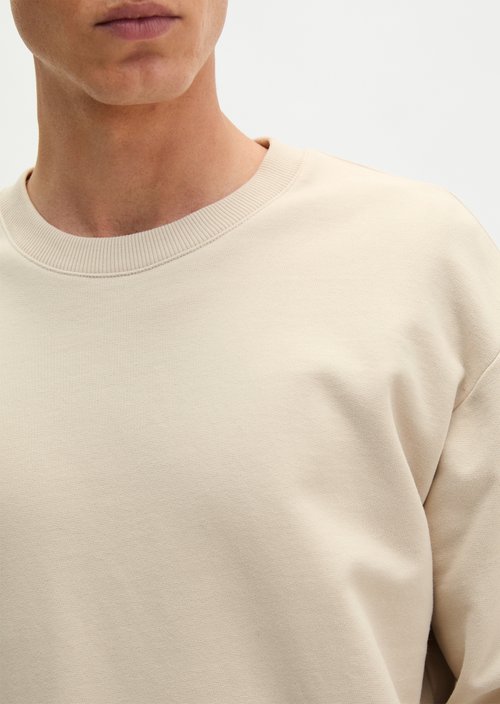 Relaxed sweatshirt — Grey Silk
