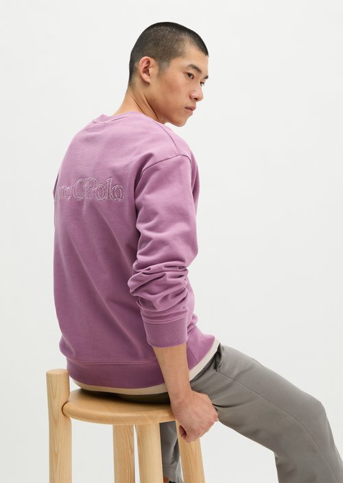 Relaxed sweatshirt — Light Mauve