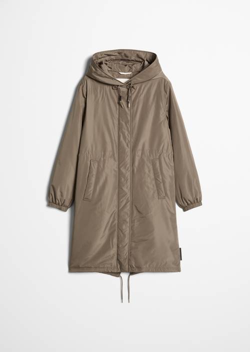 Technical Parka (Regular Fit) Stone Taupe in isolated view without model