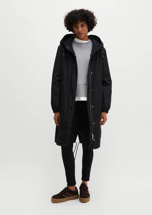 Technical Parka regular Deep Night Blue in Frontalansicht