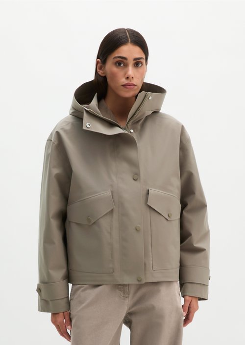 MOP x Function 3-Layer Rain Jacket — Stone Taupe