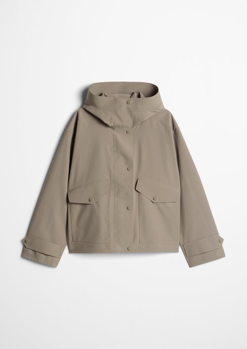 MOP x Function 3-Layer Rain Jacket — Stone Taupe