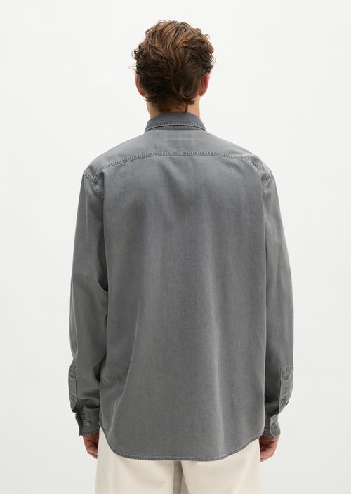Regular-fit denim shirt — Light Grey