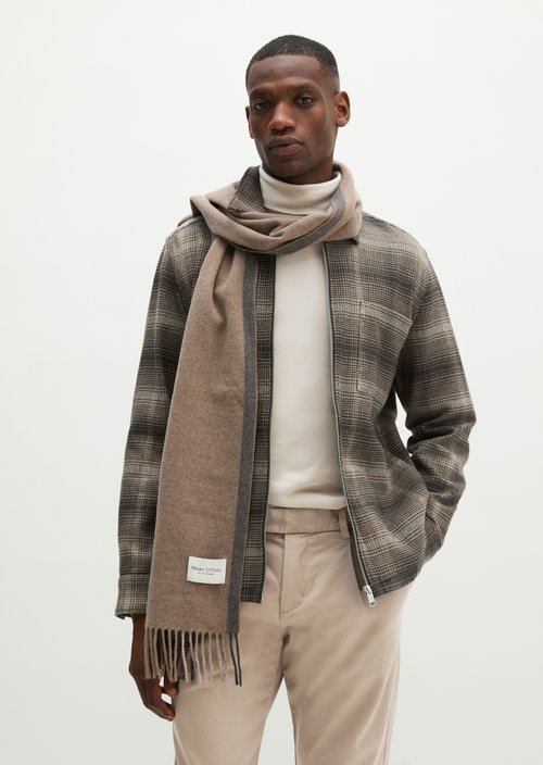 Regular-Fit Overshirt — Dark Brown