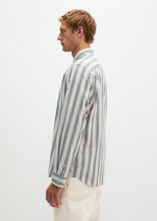 Regular-fit twill shirt — Dark Beige