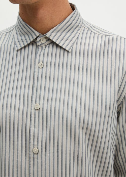 Regular-fit twill shirt — Medium Beige