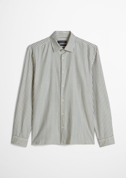 Regular-fit twill shirt — Medium Beige