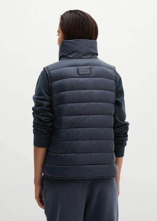 Lightweight quilted vest fitted — Martime Blue