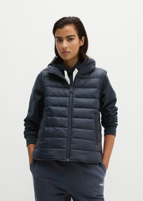 Lightweight quilted vest fitted — Martime Blue