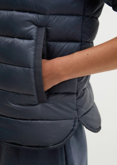 Lightweight quilted vest fitted — Martime Blue