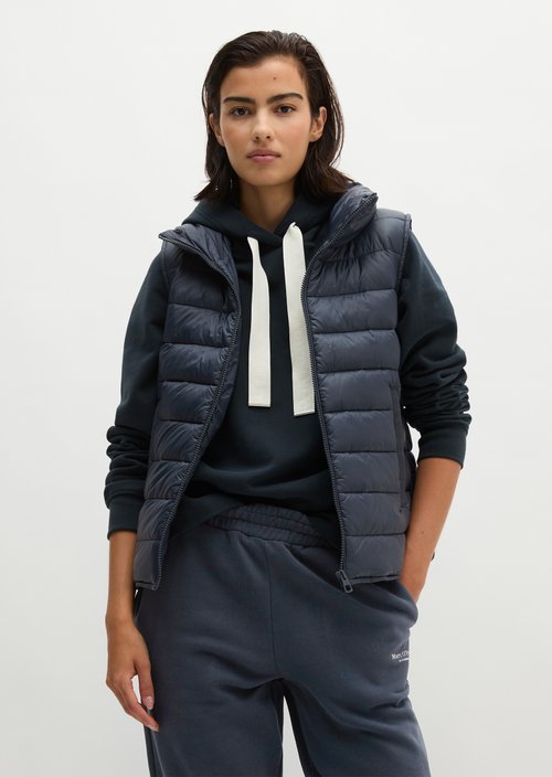 Lightweight quilted vest fitted — Martime Blue