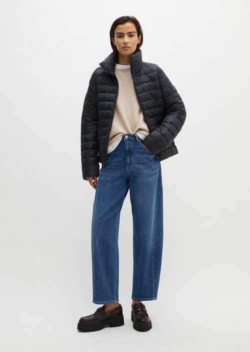 Lightweight quilted jacket fitted — Martime Blue