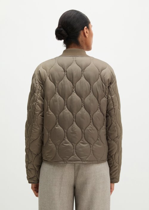 MOP x Function Quilted Jacket — Stone Taupe