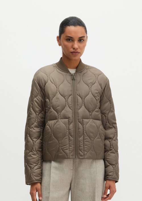 MOP x Function Quilted Jacket — Stone Taupe