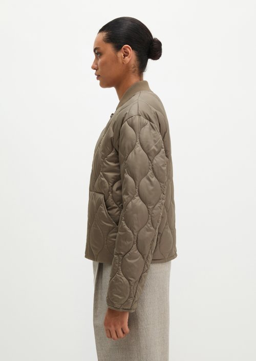 MOP x Function Quilted Jacket — Stone Taupe