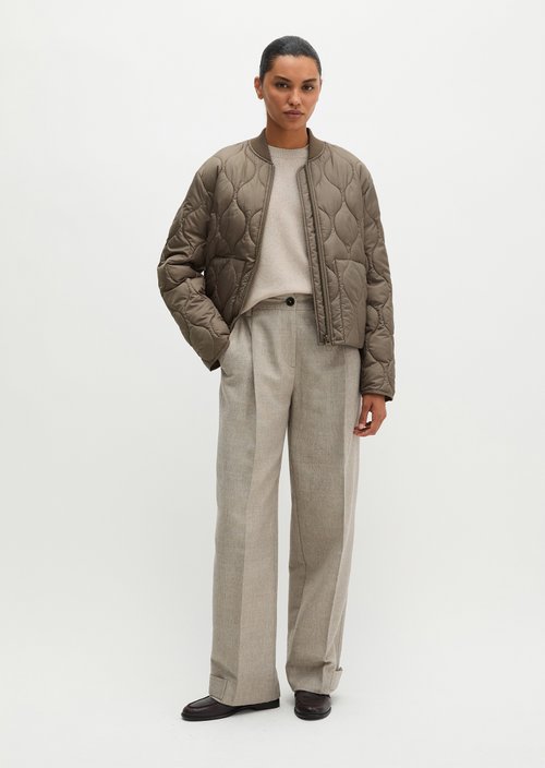 MOP x Function Quilted Jacket — Stone Taupe