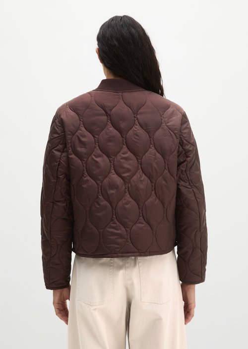 MOP x Function Quilted Jacket — Black Cherry