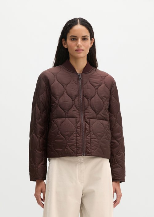 MOP x Function Quilted Jacket — Black Cherry