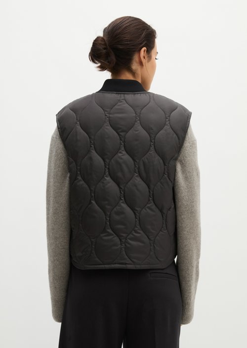 MOP x Function Quilted Vest — Black