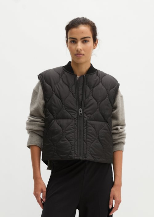 MOP x Function Quilted Vest — Black
