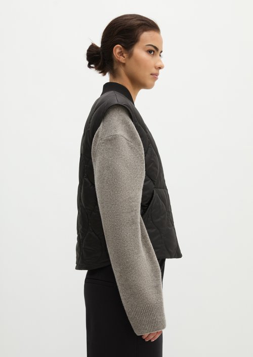 MOP x Function Quilted Vest — Black