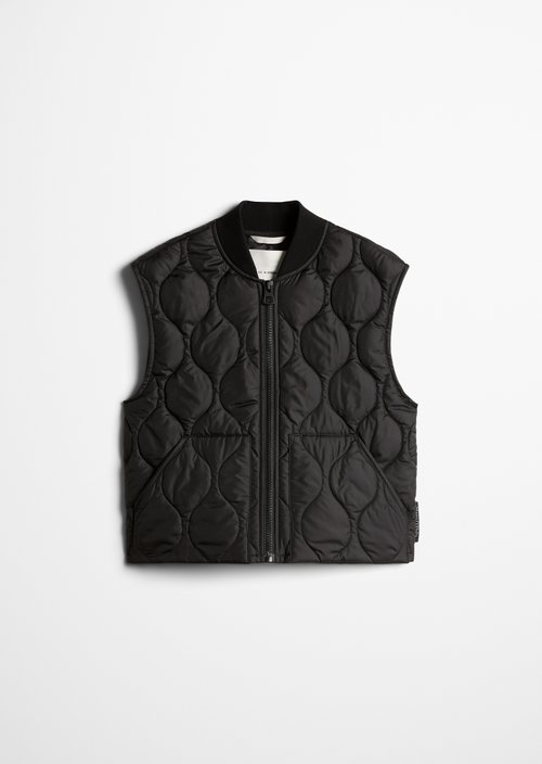 MOP x Function Quilted Vest — Black