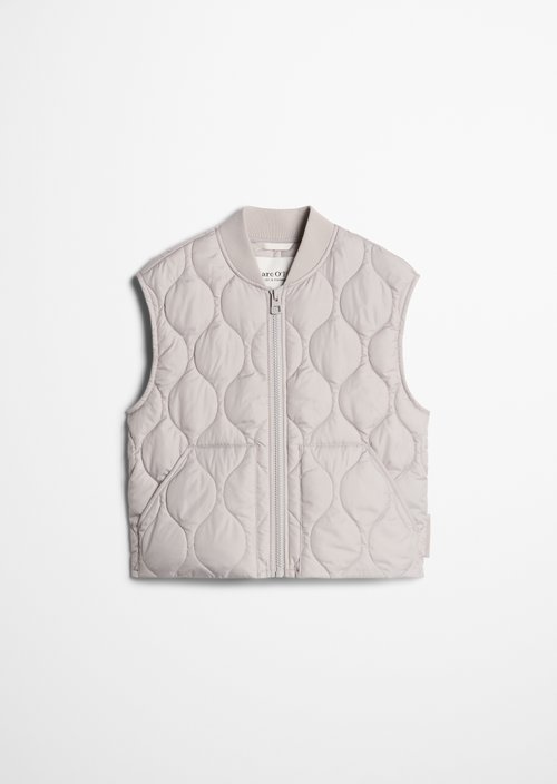MOP x Function Quilted Vest — Natural