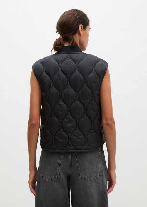 MOP x Function Quilted Vest — Deep Night Blue