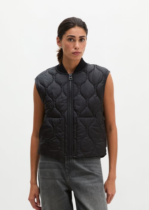 MOP x Function Quilted Vest — Deep Night Blue