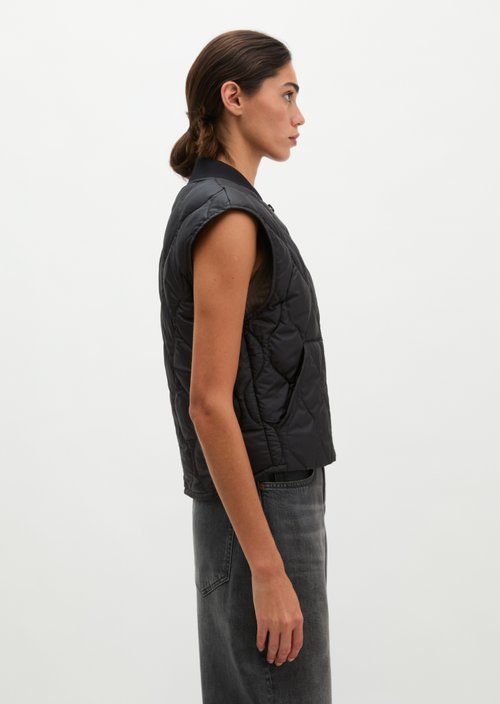 MOP x Function Quilted Vest — Deep Night Blue