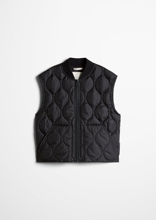 MOP x Function Quilted Vest — Deep Night Blue