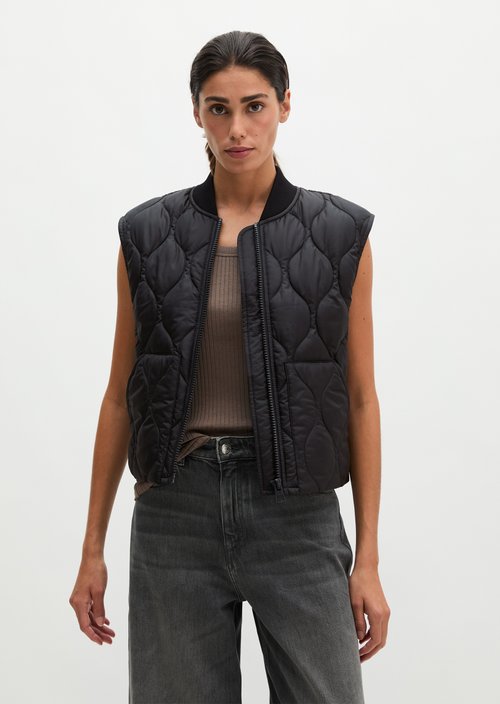 MOP x Function Quilted Vest — Deep Night Blue