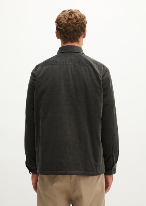 Regular-Fit Corduroy Overshirt — Wooden Earth