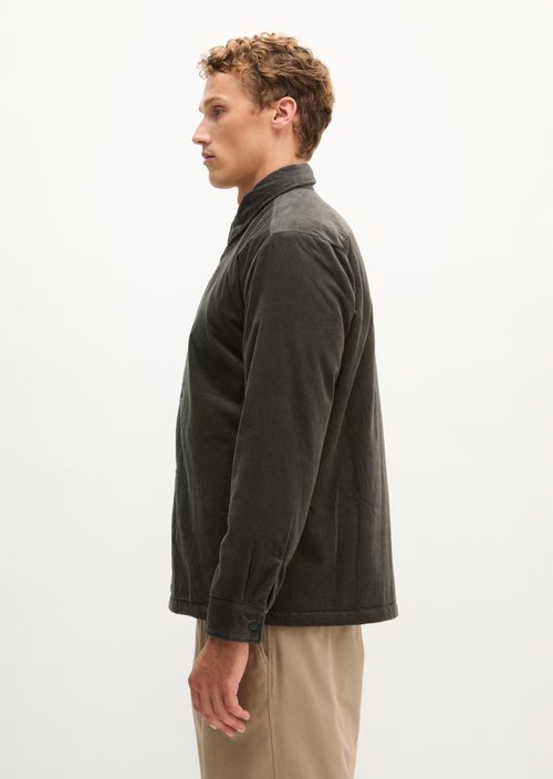 Regular-Fit Corduroy Overshirt — Wooden Earth