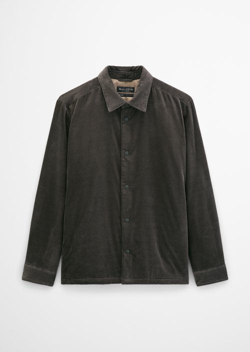 Regular-Fit Corduroy Overshirt — Wooden Earth