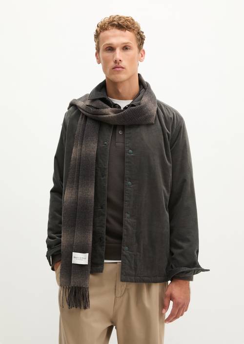 Cord-Overshirt regular Wooden Earth in Frontalansicht