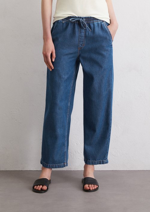 Flowing trousers wide — Medium Blue