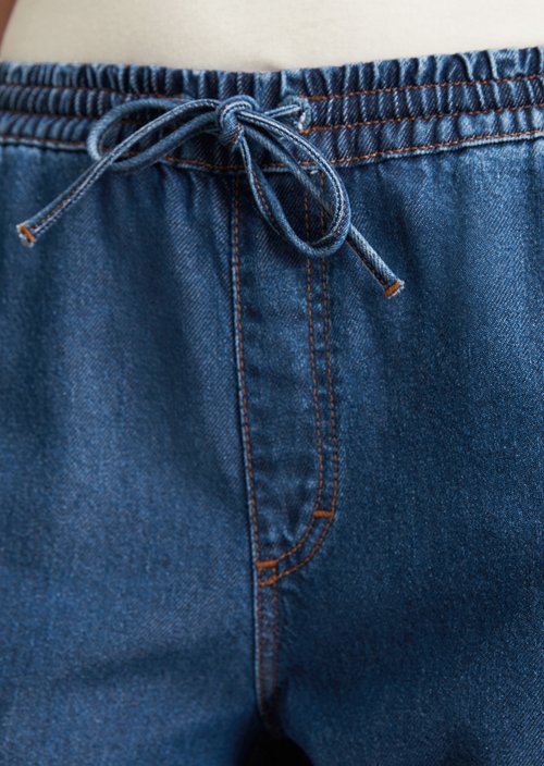 Flowing trousers wide — Medium Blue