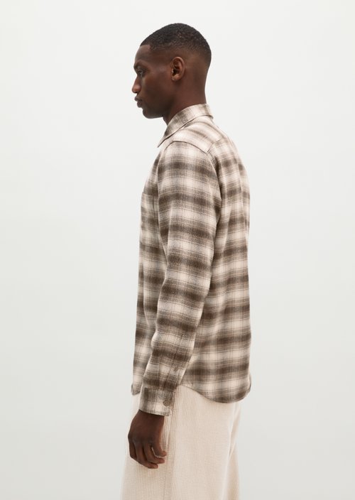 Regular-fit shirt — Dark Brown